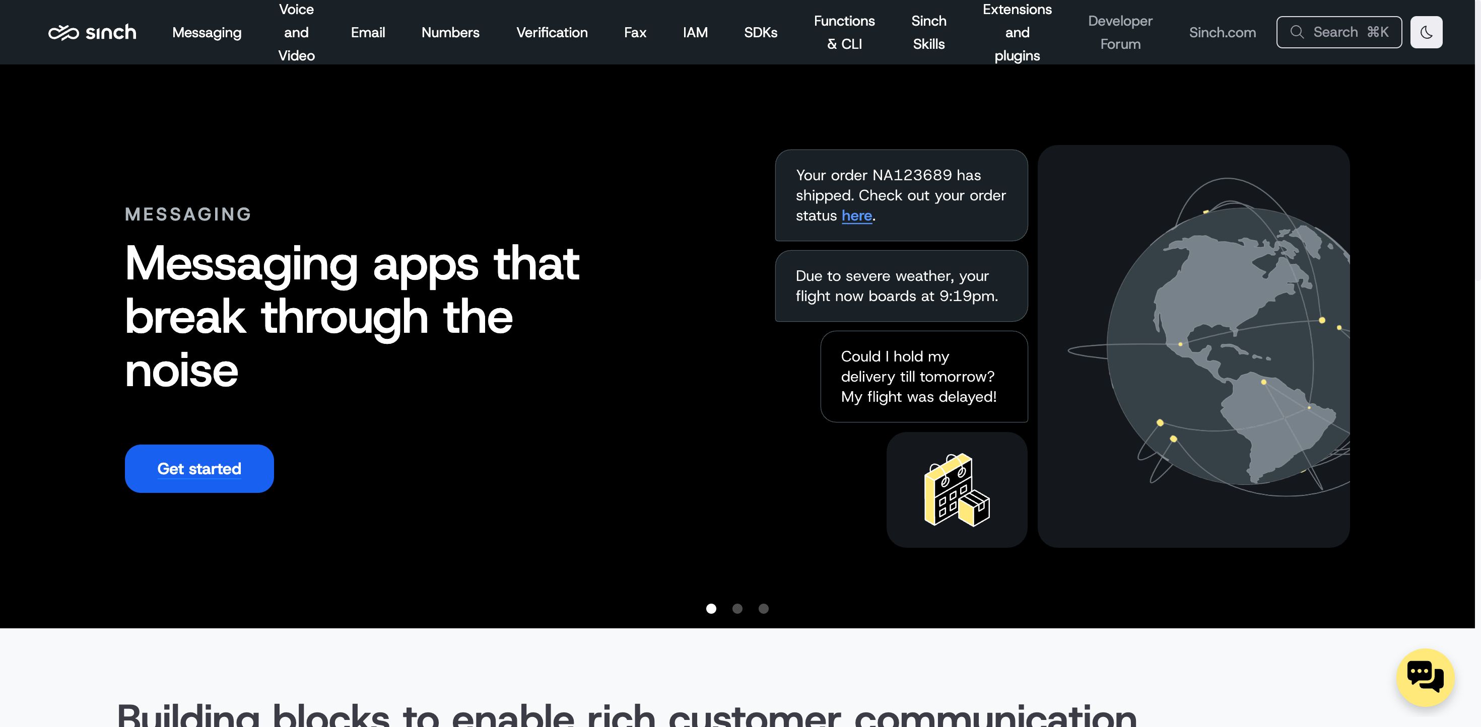 Developer docs — Sinch