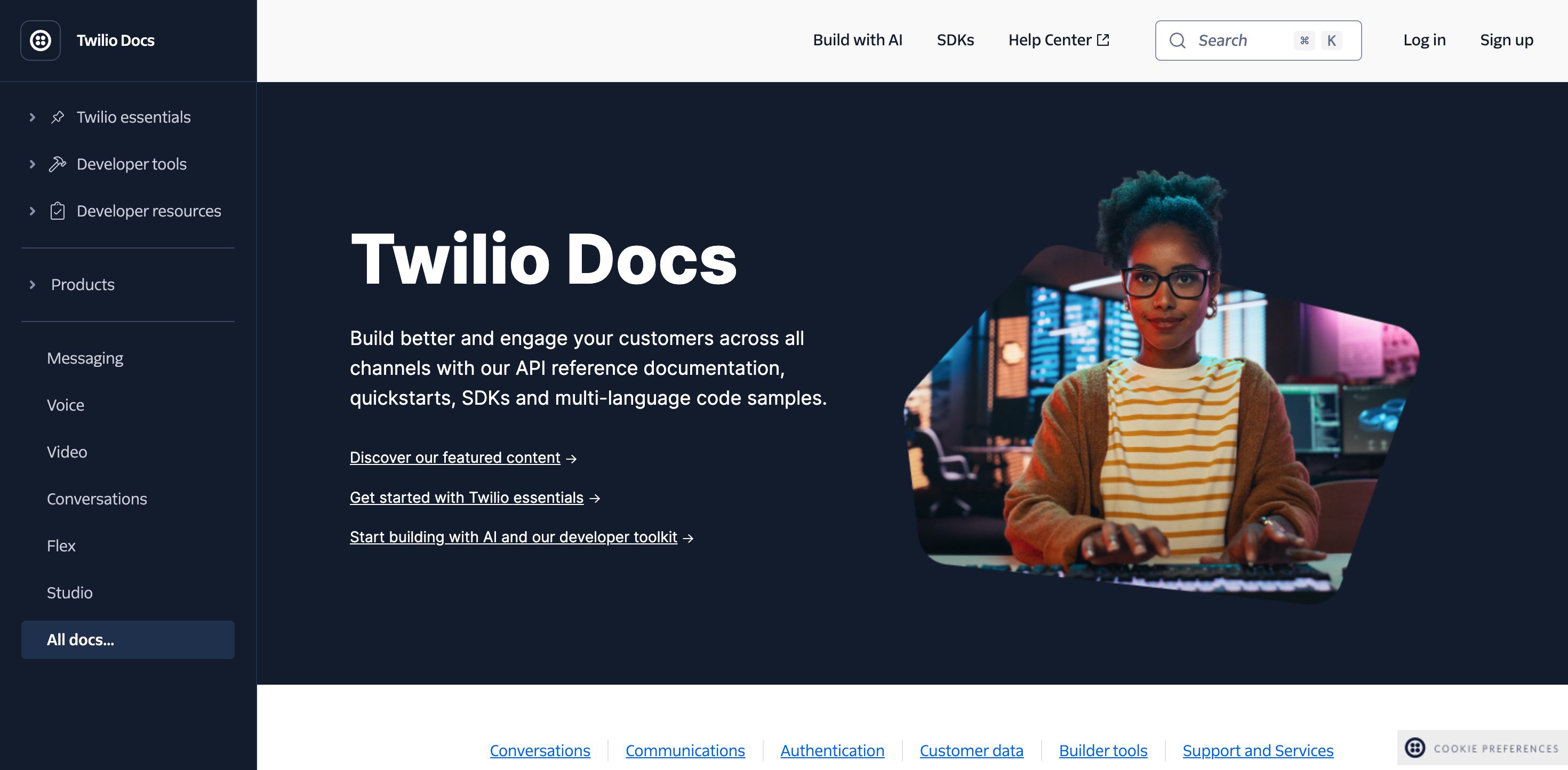 Developer docs — Twilio