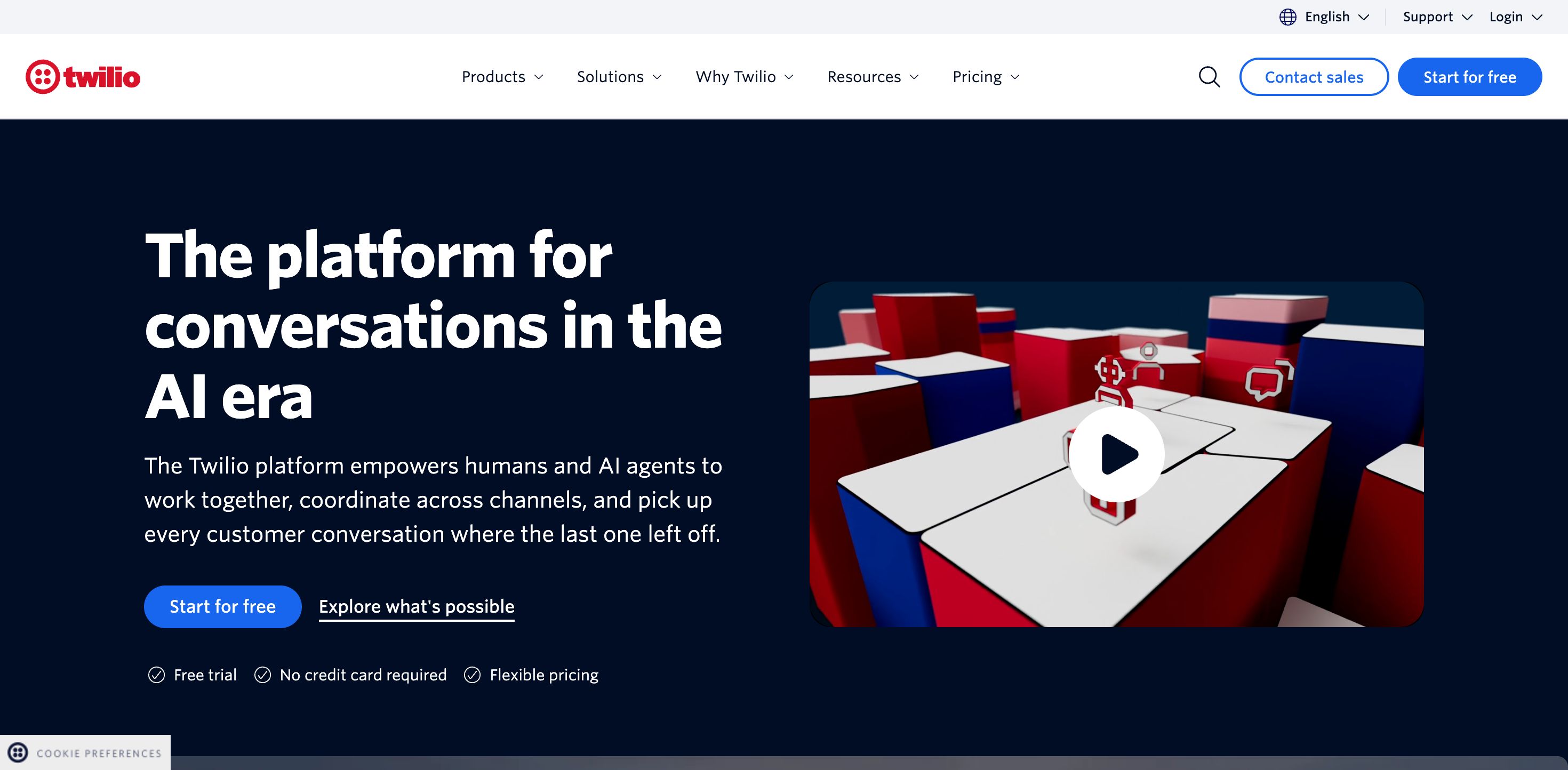 Homepage — Twilio